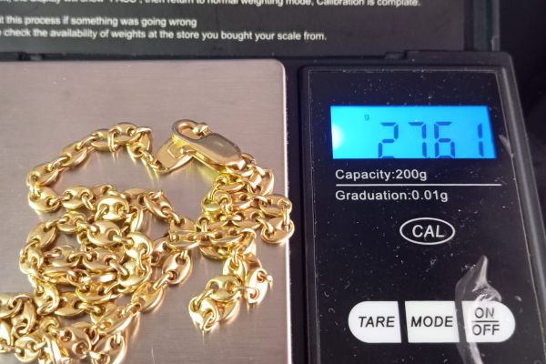 COLLANA MAGLIA MARINARA IN ORO GIALLO 18K. collanamagliamarinarainorogial123.jpg