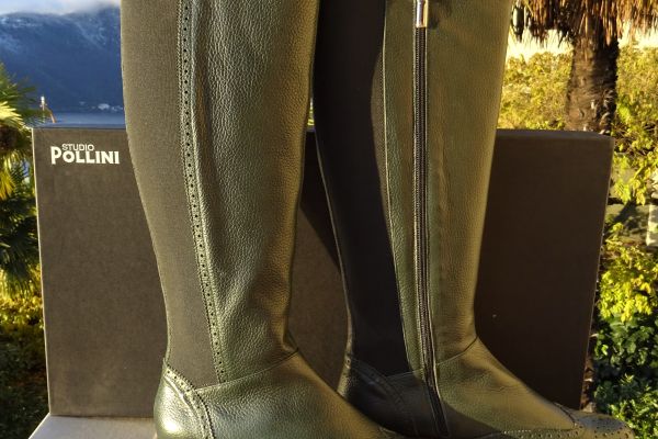 POLLINI ORIGINAL! NEW! leather boots size 40 color forest pollinioriginalnewleatherboots-66f5ae69be56d.jpg