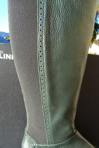 POLLINI ORIGINAL! NEW! leather boots size 40 color forest pollinioriginalnewleatherboots-66f5b0f91c88a.jpg
