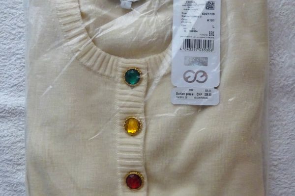 Escada Cardigan 100% lana vergine! ORIGINALE E NUOVO!  taglia: L escadacardigan100lanavergineor-68a4dfb355b8c.jpg