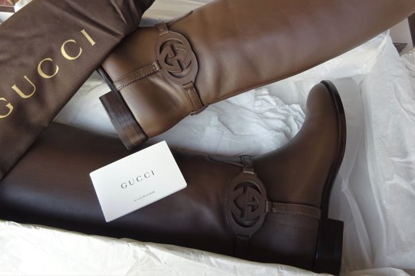 GUCCI ORIGINAL! NEW! leather boots size 38 (38,5) guccioriginalnewleatherbootssi-679a31453a383.jpg