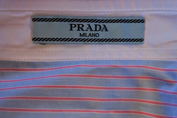 PRADA camicia  impreziosita da strass  taglia 46 IT ORIGINALE E NUOVA! pradacamiciaimpreziositadastra-67f19157df366.jpg