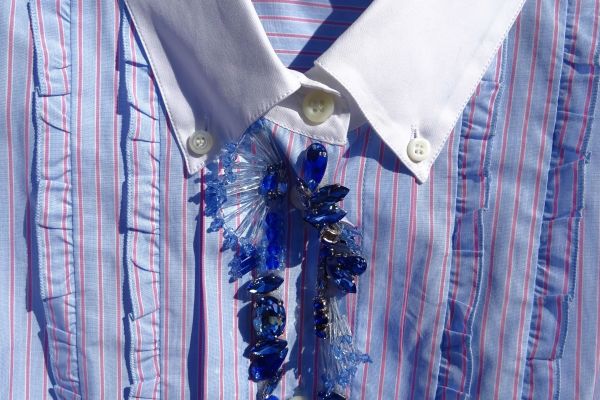 PRADA camicia  impreziosita da strass  taglia 46 IT ORIGINALE E NUOVA! pradacamiciaimpreziositadastra-67f19194a7564.jpg