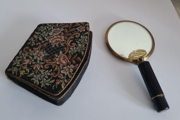 Specchio  vintage Schildkraut New York Brevetto 1439749 specchiovintageschildkrautnewy12.jpg