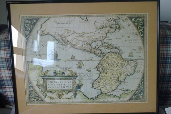 Antiche  n°4  mappe emisferi terrestri riproduzioni vintage  anni '70 antichen4mappeemisferiterrestr.jpg
