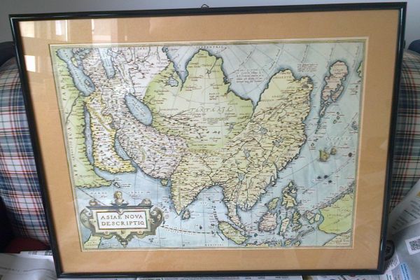 Antiche  n°4  mappe emisferi terrestri riproduzioni vintage  anni '70 antichen4mappeemisferiterrestr1.jpg