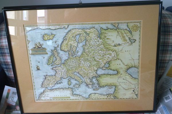 Antiche  n°4  mappe emisferi terrestri riproduzioni vintage  anni '70 antichen4mappeemisferiterrestr123.jpg
