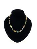 Collana vintage in argento 925 con pietre multicolore Collanavintageinargento925conpietremulticolore.jpg