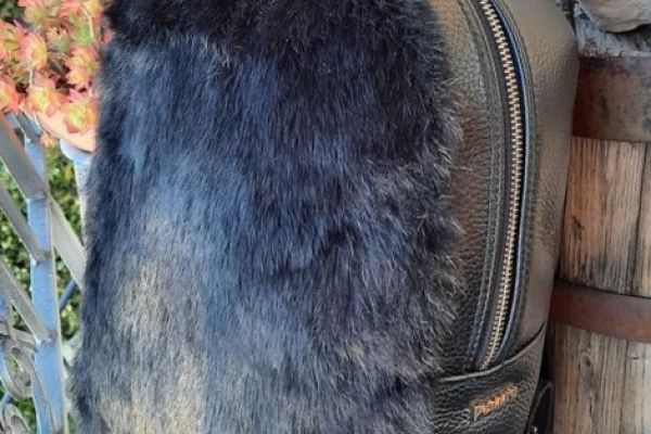 POLLINI Zaino in pelle con pelliccia naturale (coniglio) colore nero pollinizainoinpelleconpellicci-68d59b9e39e3e.jpg