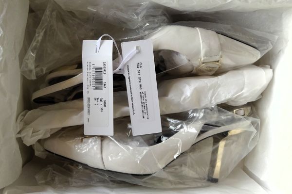 VERSACE ORIGINAL! NEW! leather shoes heel height -9cm size 37 versaceoriginalnewleathershoes.jpg