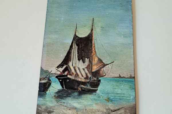 Antico dipinto olio su tavola  11.5.1889 firmato Milanesi anticodipintooliosutavola11518.jpg