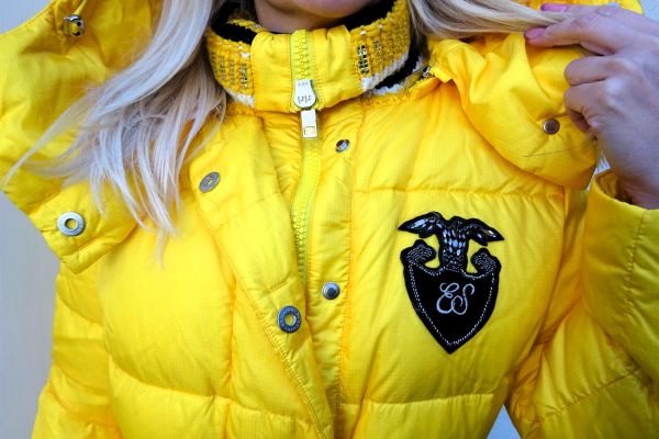 ERMANNO SCERVINO down jacket size 38-40 (44-46IT) color yellow ermannoscervinodownjacketsize3-66ec19bc1a475.jpg