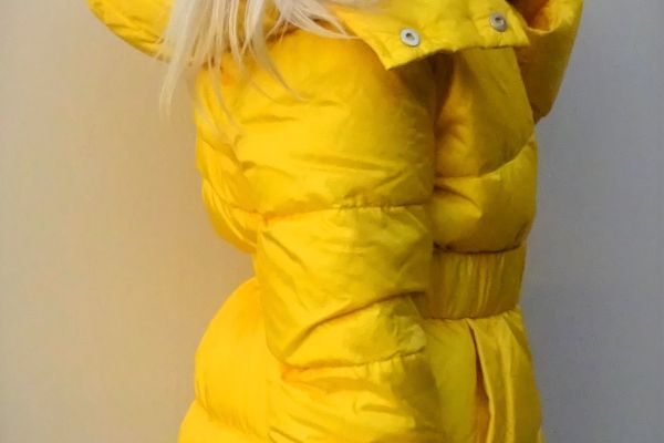 ERMANNO SCERVINO down jacket size 38-40 (44-46IT) color yellow ermannoscervinodownjacketsize3-66ec19db48b4e.jpg