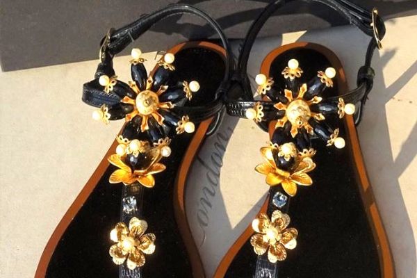 DOLCE & GABBANA! ORIGINALI e NUOVI! PIETRE NATURALI! Sandali in pelle n.36 (35) dolcegabbanaoriginalienuovipie-67f7cbfca7d5f.jpg