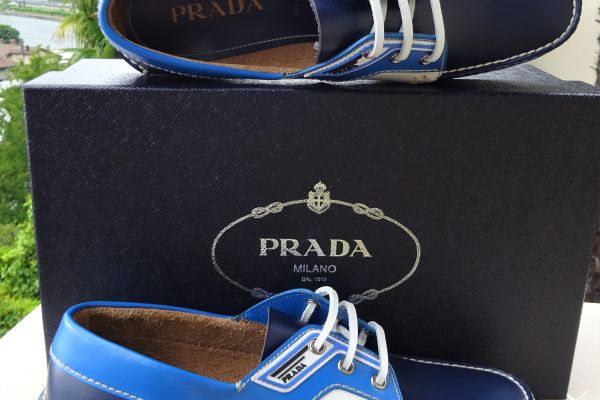 PRADA ORIGINAL! NEW! leather shoes size: 9 (43) pradaoriginalnewleathershoessi-648edeea2d12d.jpg
