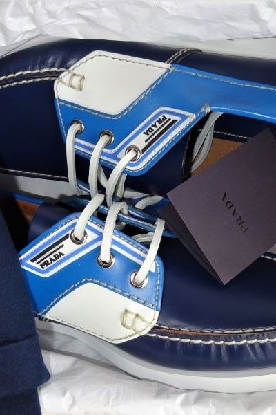 PRADA ORIGINAL! NEW! leather shoes size: 9 (43) pradaoriginalnewleathershoessi-648edf1133d7b.jpg