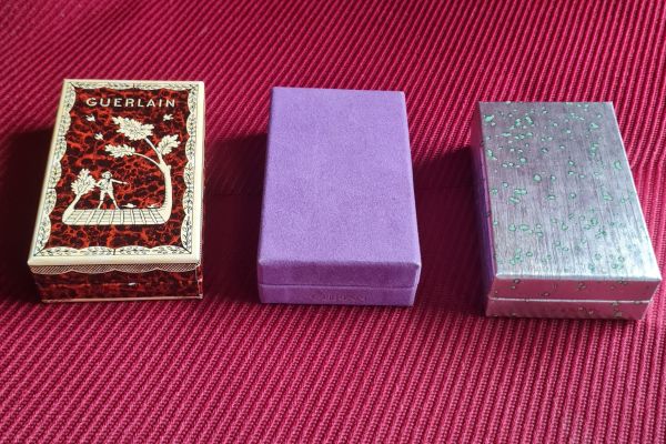 Trittico GUERLAIN mignon  profumi  vintage  contatto telefonico Cell.3478314154 tritticoguerlainmignonprofumiv1.jpg