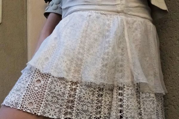 PATRIZIA PEPE lace skirt size 36(42IT) 100% SILK! patriziapepelaceskirtsize3642i-67e1965da94bb.jpg