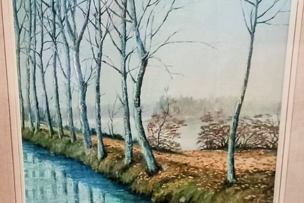 Quadro firmato Delfino  Pini   (1922-1995)  realizzato ad  olio su cartoncino te quadrofirmatodelfinopini1922191.jpg