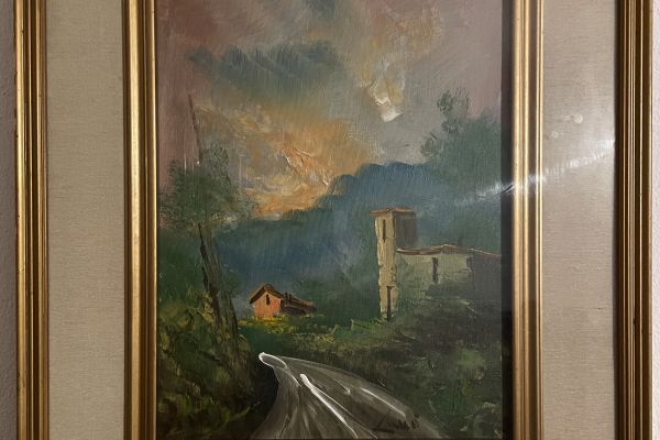 Quadro olio su tela 