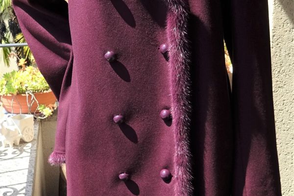 Cappotto BLUMARINE con visone. LANA + CASHMERE taglie: 36 e 42 (42 e 48IT) cappottoblumarineconvisonelana-68b59bd83fc72.jpg