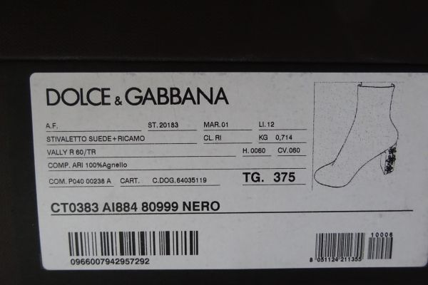 Dolce & Gabbana ORIGINALI e NUOVI!  Splendidi stivaletti in pelle scamosciata n dolcegabbanaoriginalienuovispl-68d5a3ce9622d.jpg