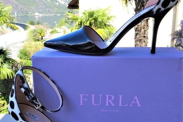 FURLA ORIGINAL! NEW! shoes natural fur inserts! size 40 furlaoriginalnewshoesnaturalfu.jpg