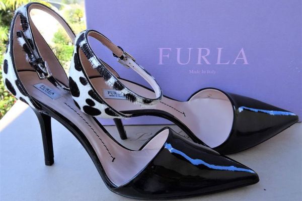 FURLA ORIGINAL! NEW! shoes natural fur inserts! size 40 furlaoriginalnewshoesnaturalfu12345.jpg