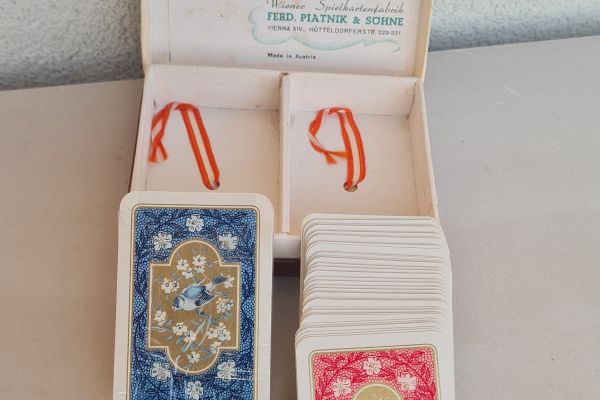 Mini Carte da gioco vintage Ferd Piatnik & Sohne  N° 119, un mazzo ancora sigill minicartedagiocovintageferdpia12.jpg
