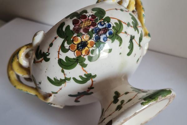 Coppa  vintage  da collezione in ceramica  maiolica coppavintagedacollezioneincera123.jpg