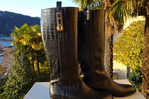POLLINI ORIGINAL! NEW! leather boots size 40 color black pollinioriginalnewleatherboots-66f6edff7358f.jpg