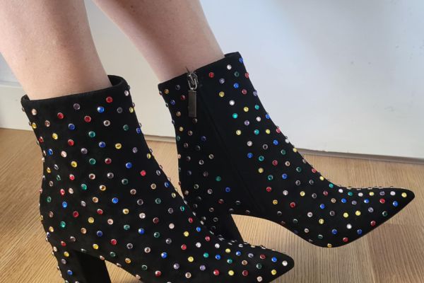 Yves Saint Laurent ORIGINALE! NUOVI! stivaletti in camoscio con strass taglia - yvessaintlaurentoriginalenuovi-68d682b345397.jpg