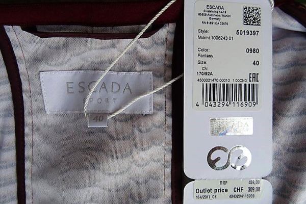 ESCADA giacca leggera taglia 46 IT ORIGINALE e NUOVA! escadagiaccaleggerataglia46ito-67febb32715d0.jpg