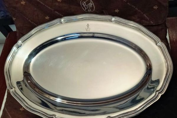 Vassoio ovale placato argento marchiato Broggi made Italy , realizzato per l'Acc vassoioovaleplacatoargentomarc123.jpg