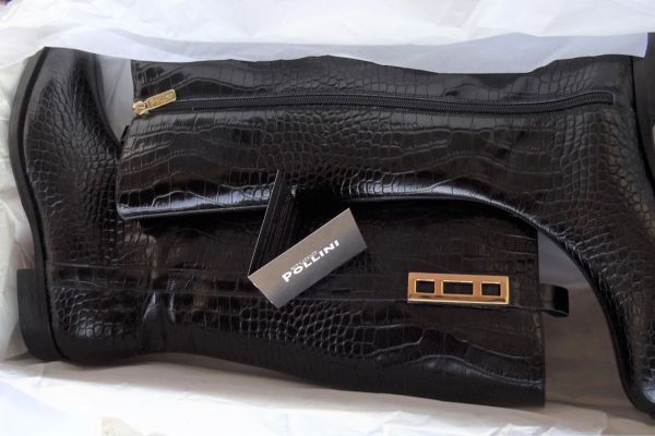 POLLINI  stivali in pelle n. 40 colore nero ORIGINALE e NUOVI! pollinistivaliinpellen40colore-68d5986834c32.jpg